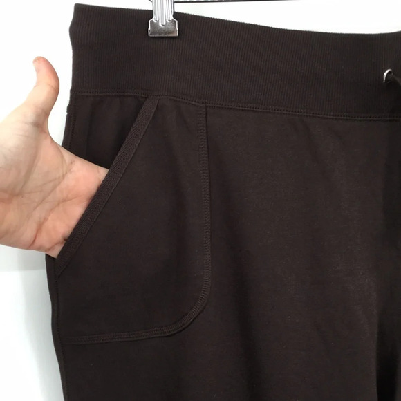 V Sport By Venezia Lane Bryant Unwind Brown Knit Sweat Pants Womens 18/20 Cotton - Picture 5 of 16